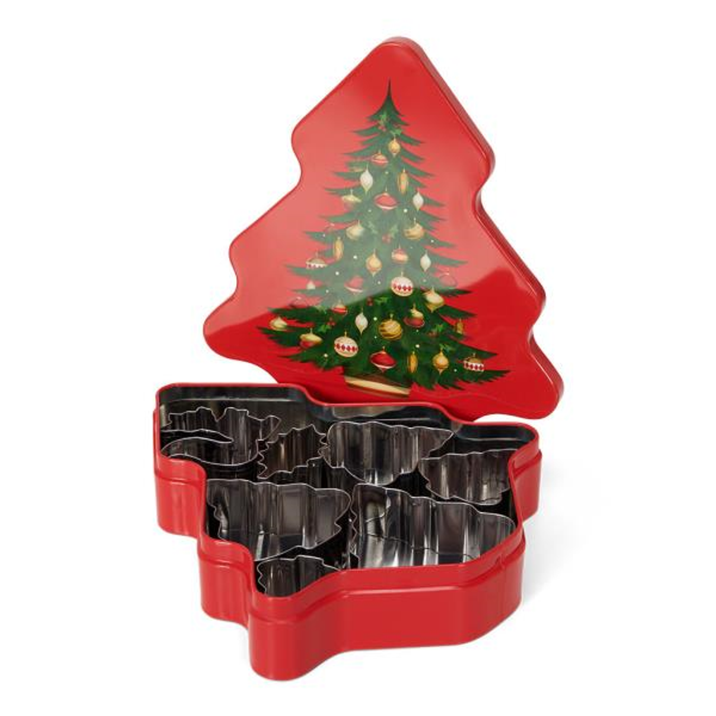 Boite sapin + 7 découpoirs de Noël